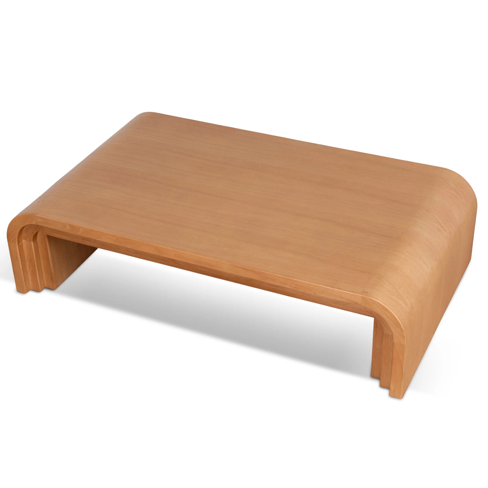 Showcasing Morelo 1.4m Elm Coffee Table - Natural CF10895-NI Coffee Table by Calibre Furniturs