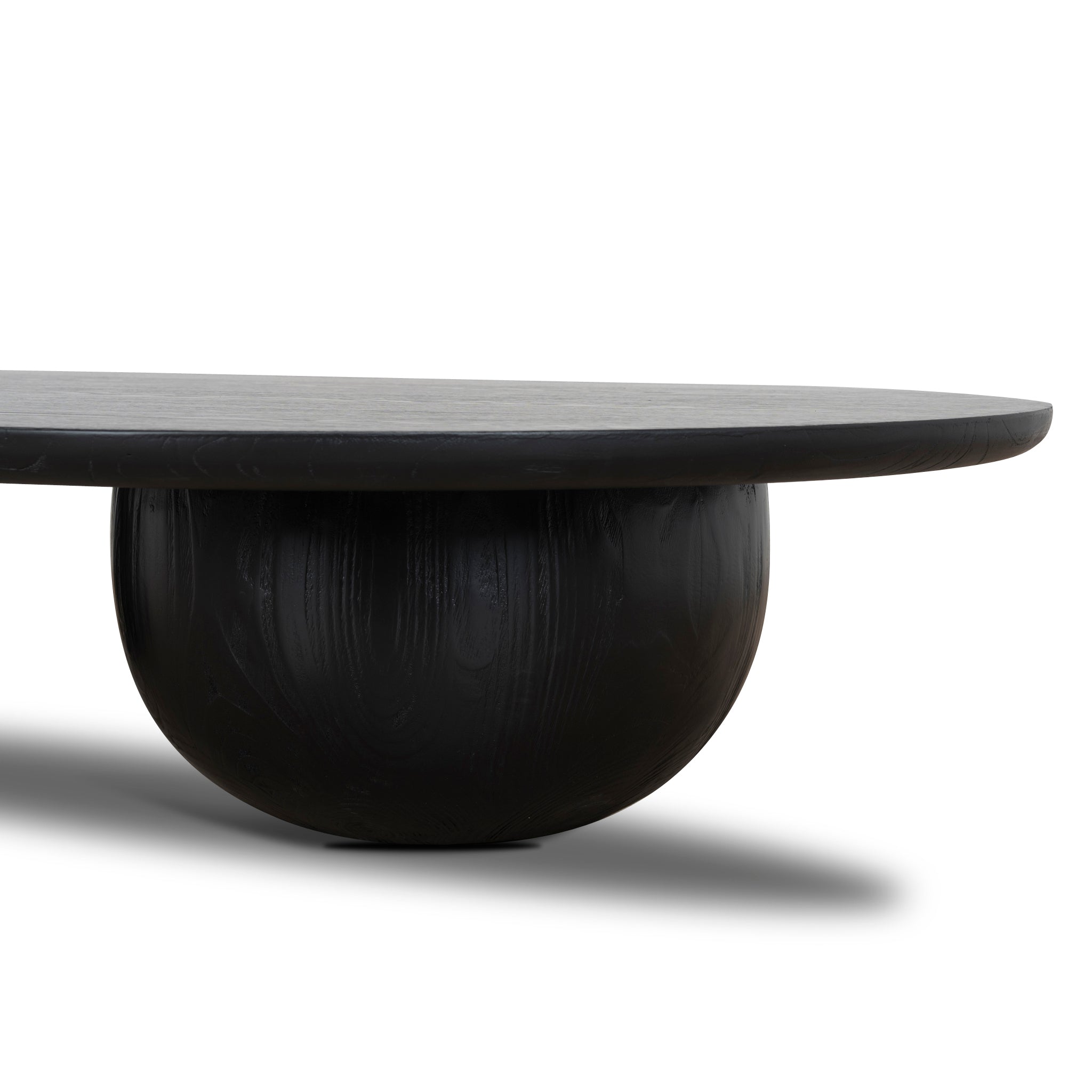 CCF10899-NI 1.3m Elm Coffee Table - Full Black