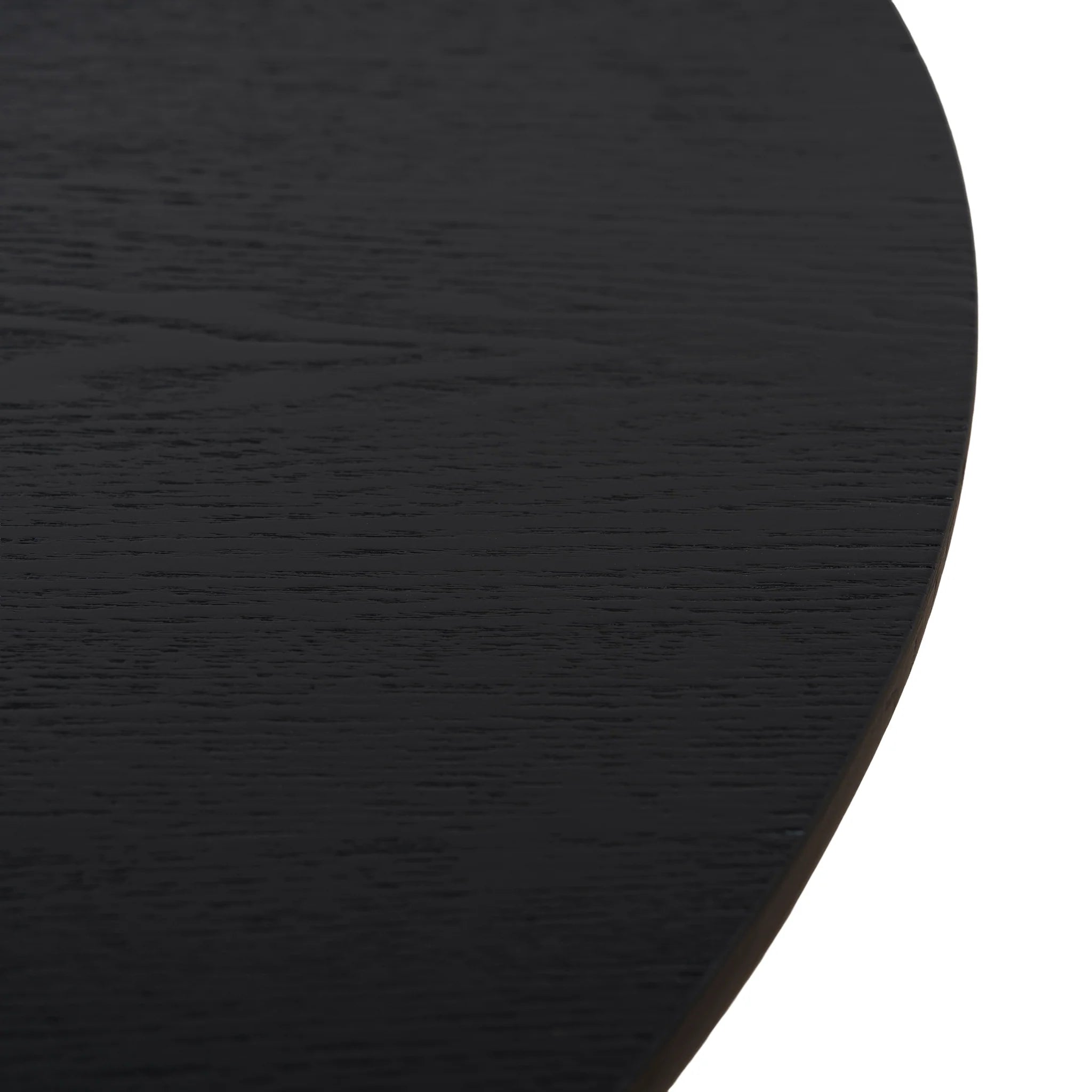 Konova 1.3m Elm Coffee Table - Full Black