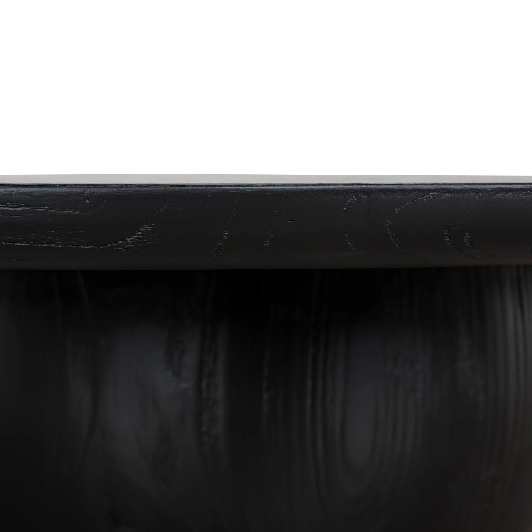 Konova 1.3m Elm Coffee Table - Full Black
