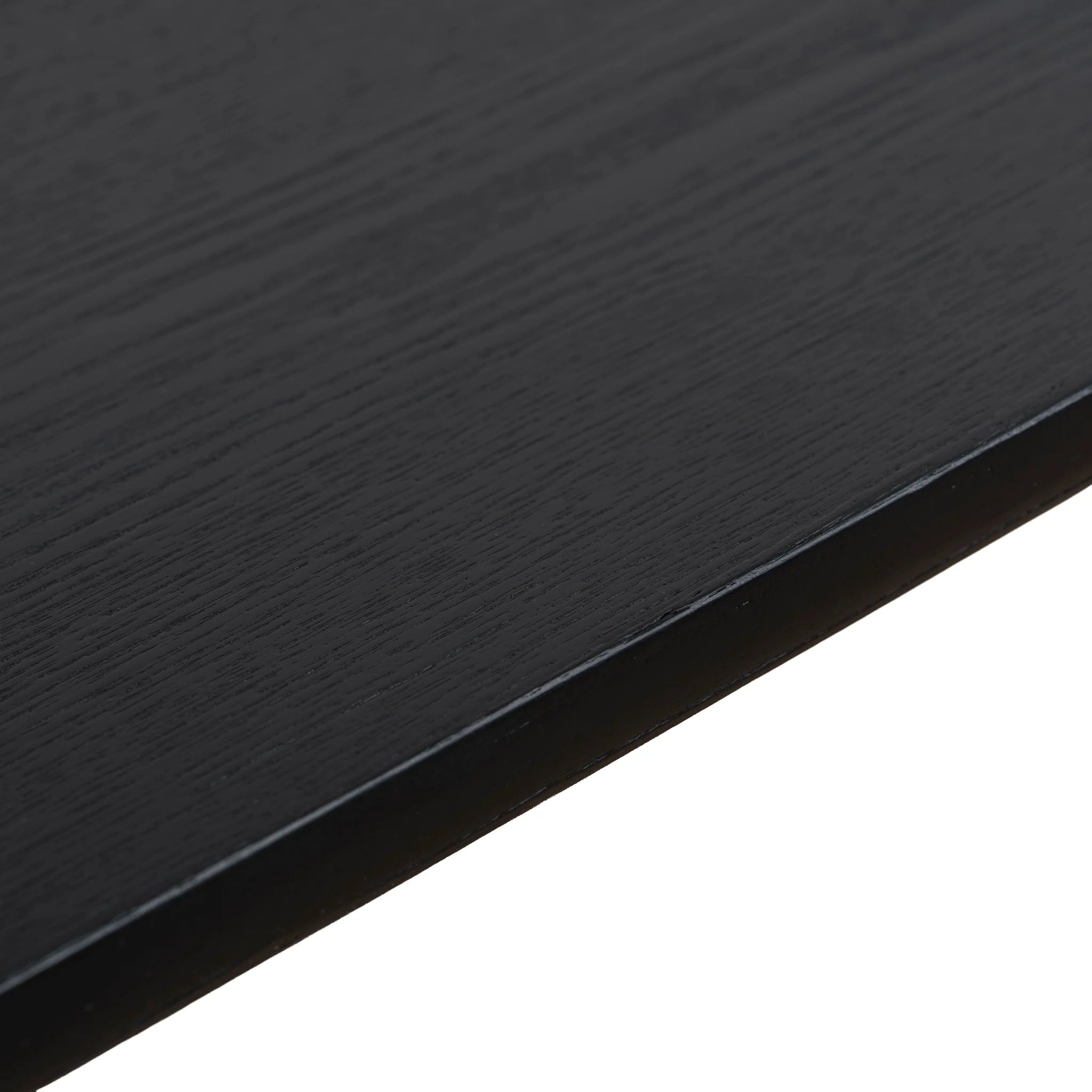 Konova 1.3m Elm Coffee Table - Full Black