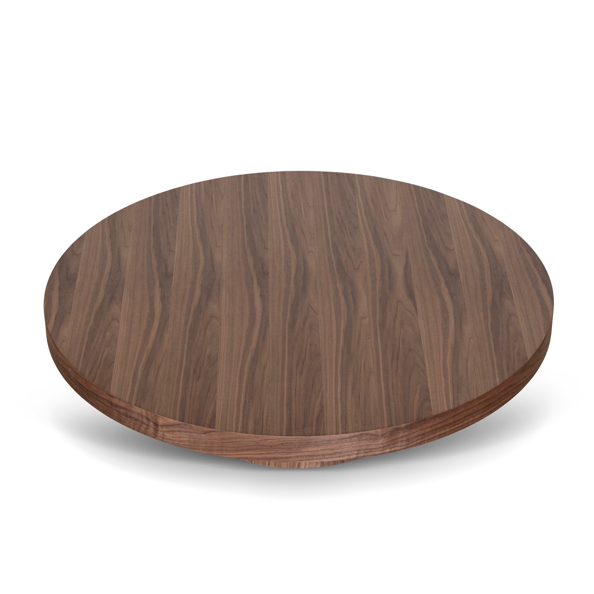1.1m Round Coffee Table - Walnut
