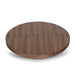Showcasing Canasora 1.1m Round Coffee Table - Walnut CF10941-CN Coffee Table by Calibre Furniturs