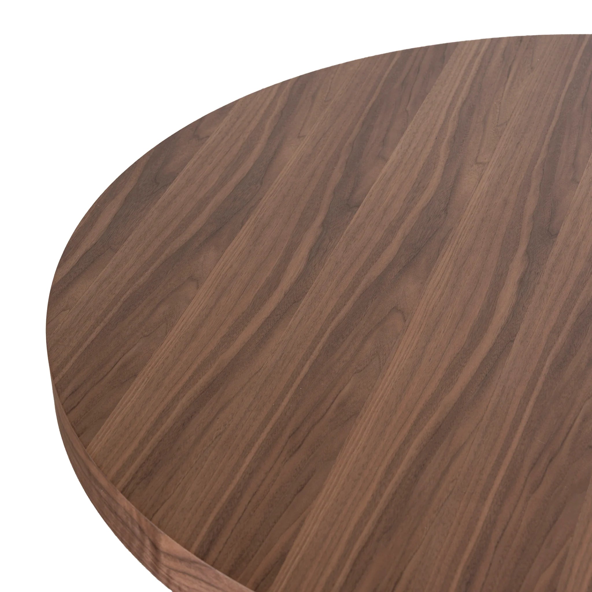 Canasora 1.1m Round Coffee Table - Walnut