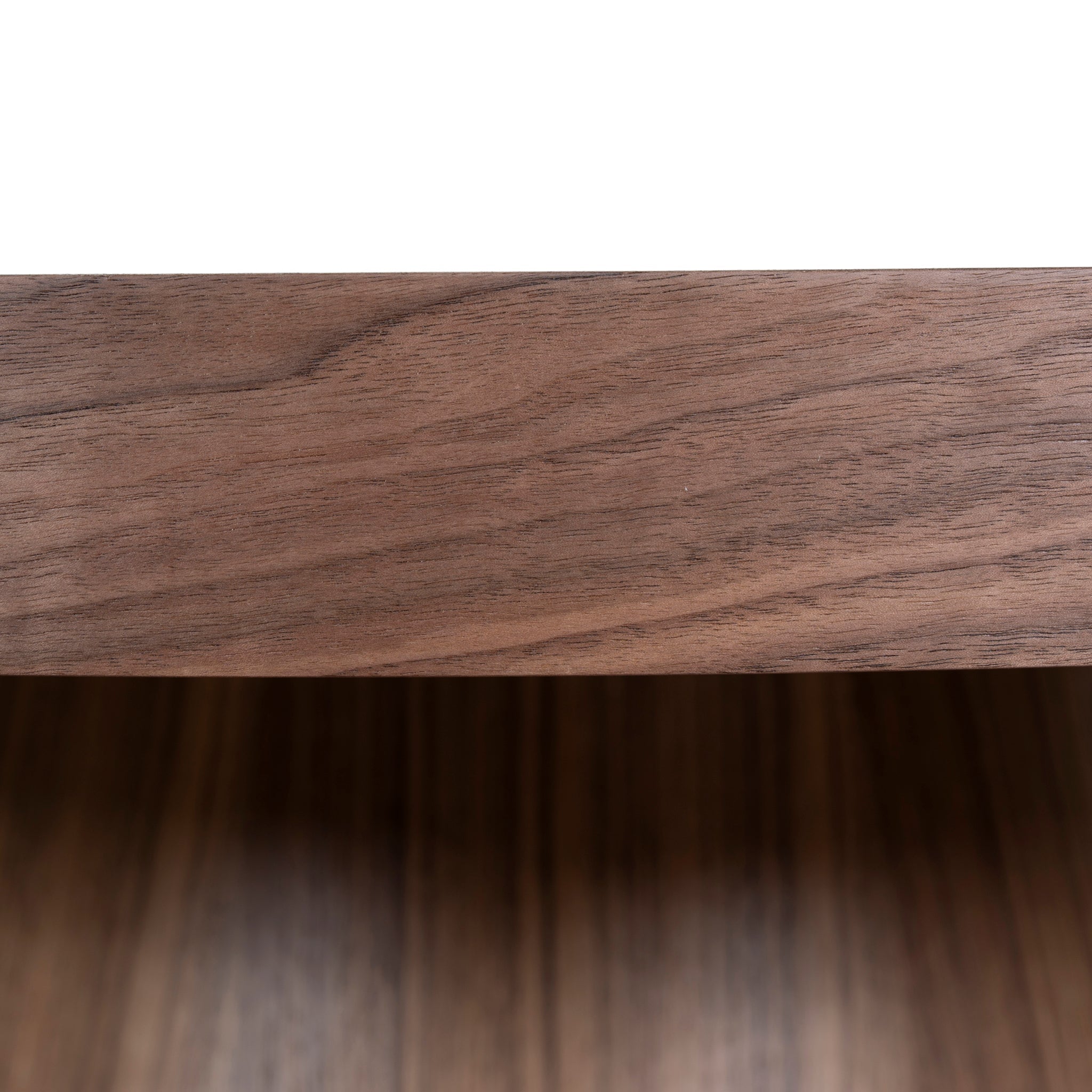 1.1m Round Coffee Table - Walnut