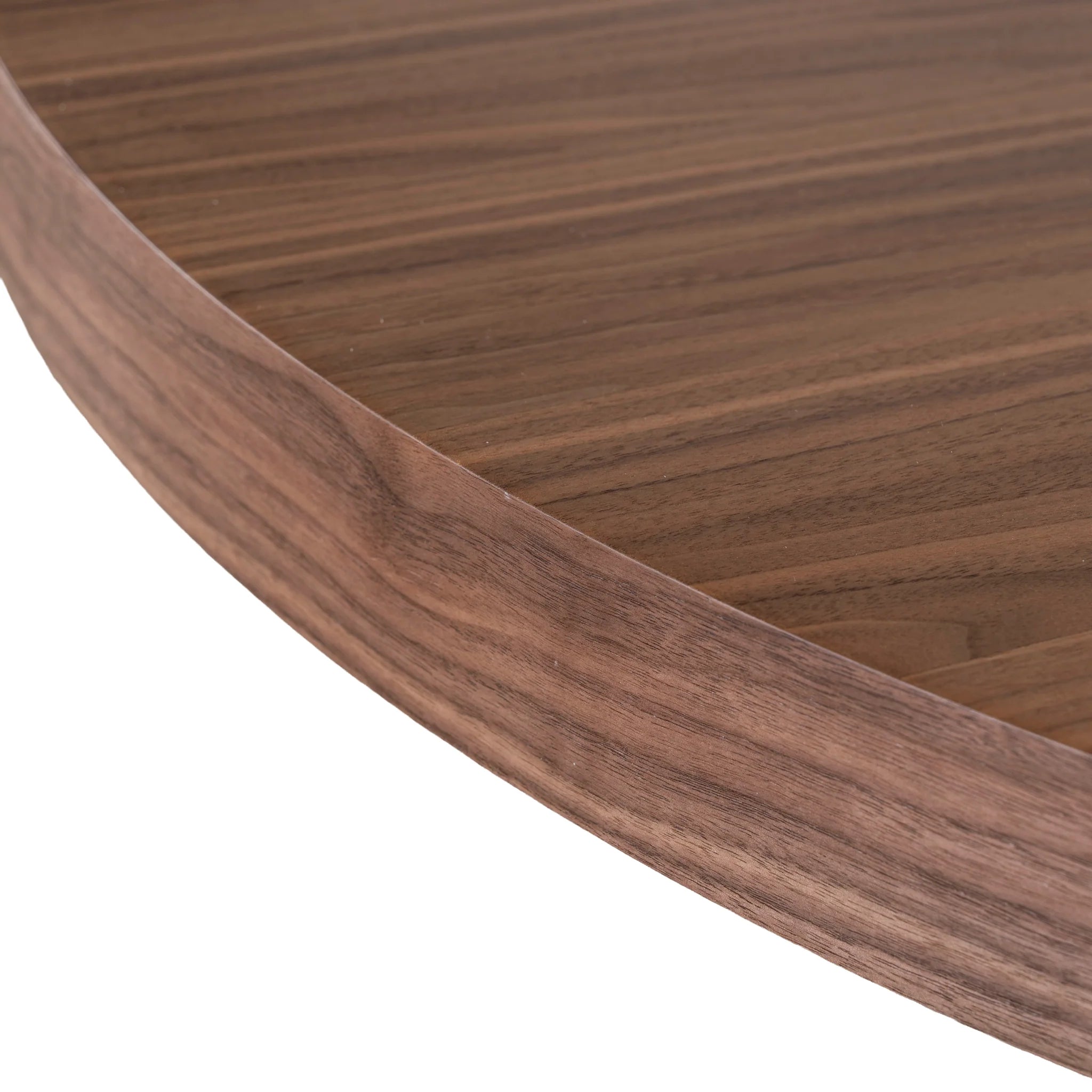 Canasora 1.1m Round Coffee Table - Walnut