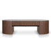 Showcasing Dilino 1.3m Coffee Table - Walnut CF10943-CN Coffee Table by Calibre Furniturs