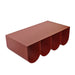 1.1cm Coffee Table - Burgundy Red - image 4