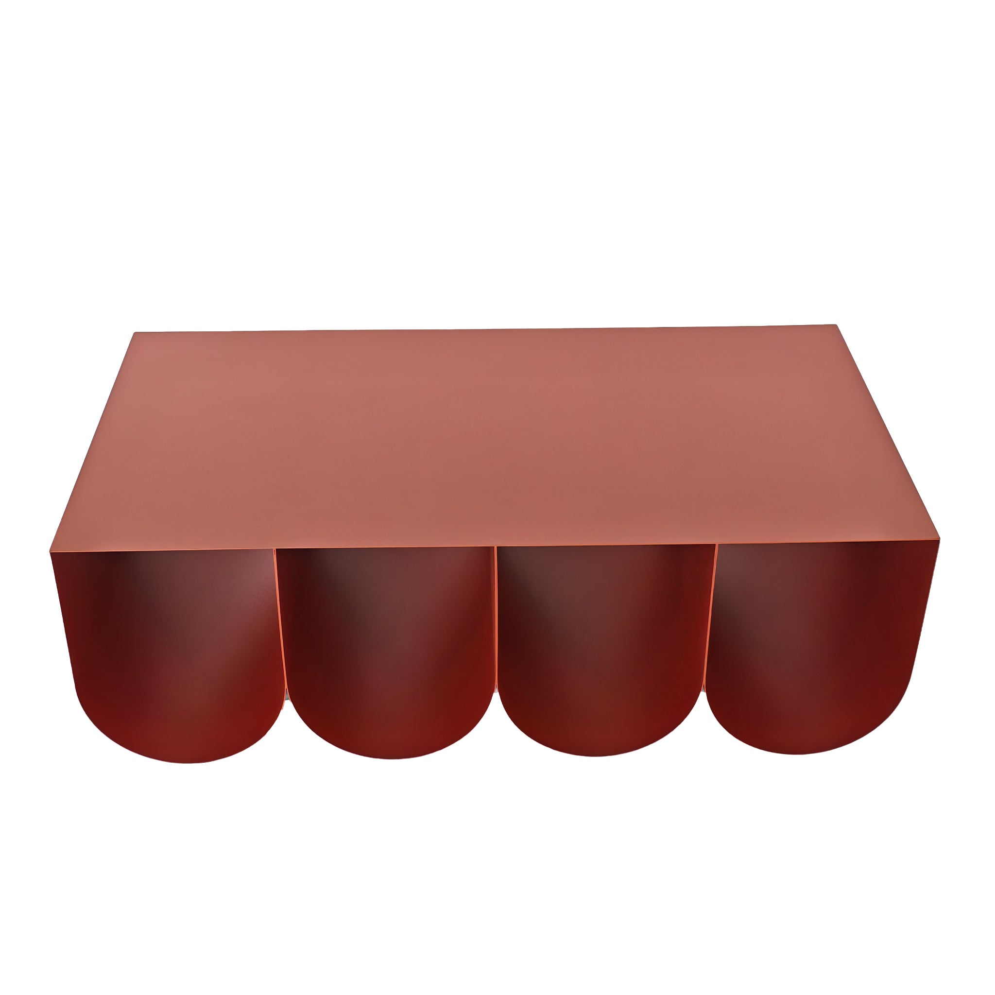 1.1cm Coffee Table - Burgundy Red
