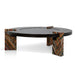 Showcasing Mosilora 93cm Round Coffee Table - Black CF12100-NY Coffee Table by Calibre Furniturs