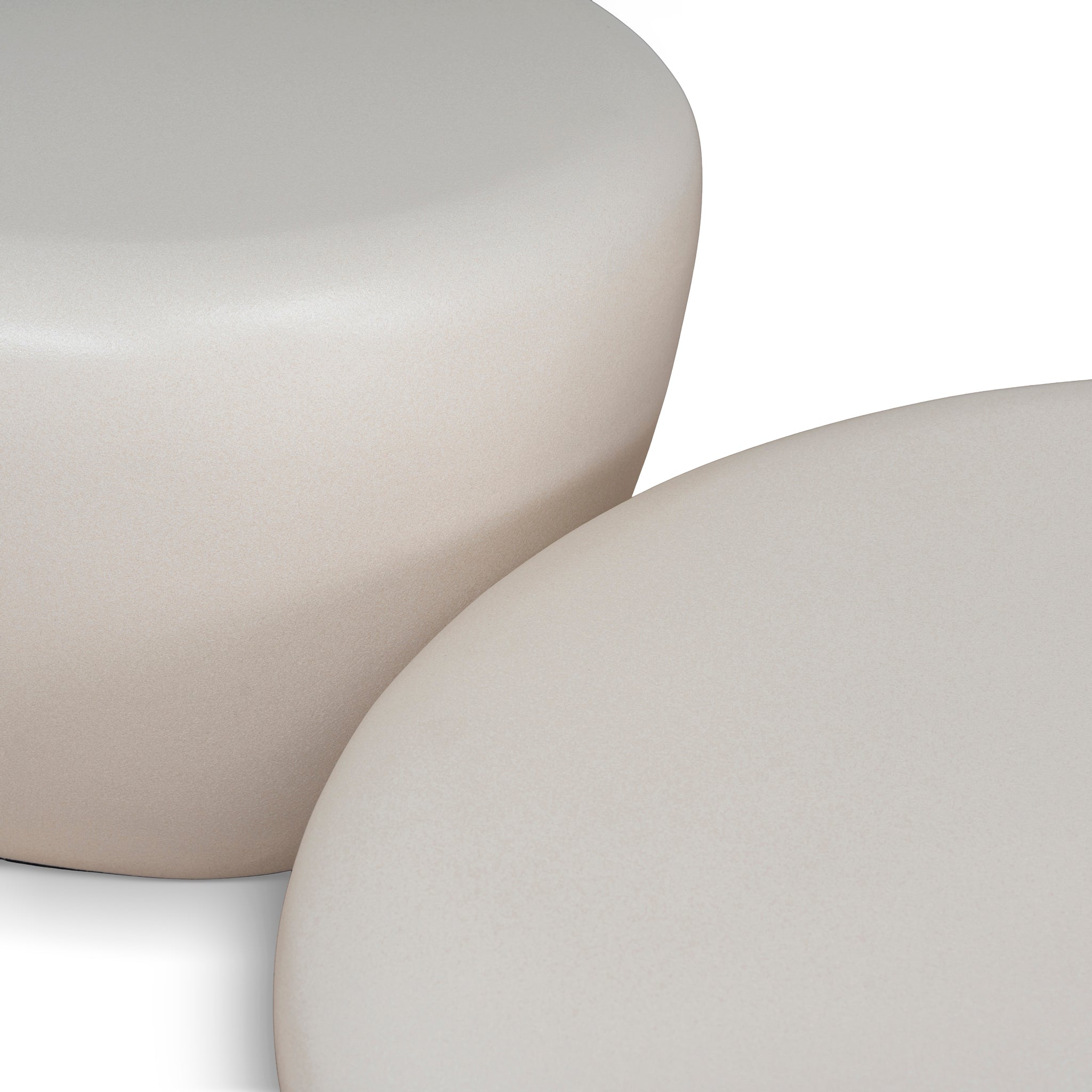 Nested Coffee Table - Ivory Beige