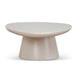 Showcasing Divera 1.4m Coffee Table - Ivory Beige CF12103-NY Coffee Table by Calibre Furniturs