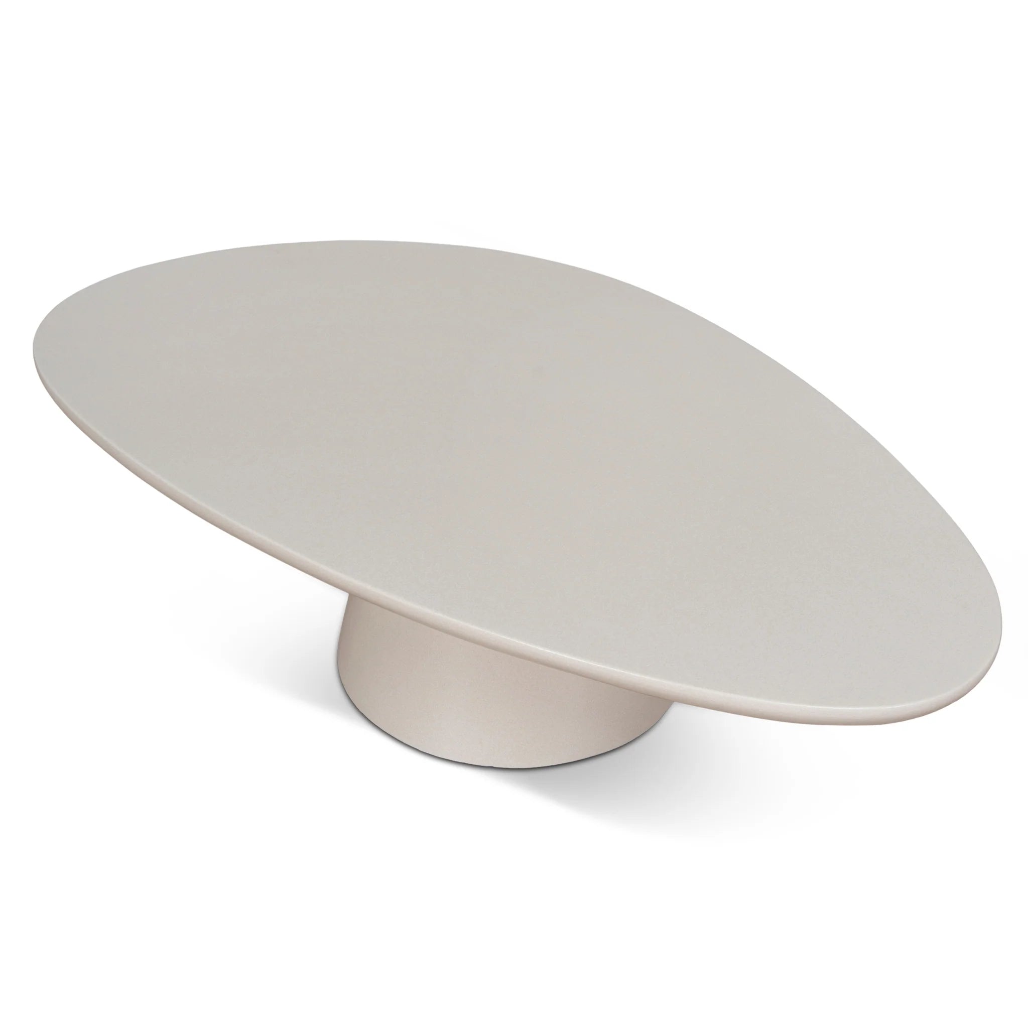 Divera 1.4m Coffee Table - Ivory Beige