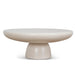 Showcasing Ritama 80cm Round Coffee Table - Ivory Beige CF12104-NY Coffee Table by Calibre Furniturs
