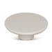 Showcasing Ritama 80cm Round Coffee Table - Ivory Beige CF12104-NY Coffee Table by Calibre Furniturs