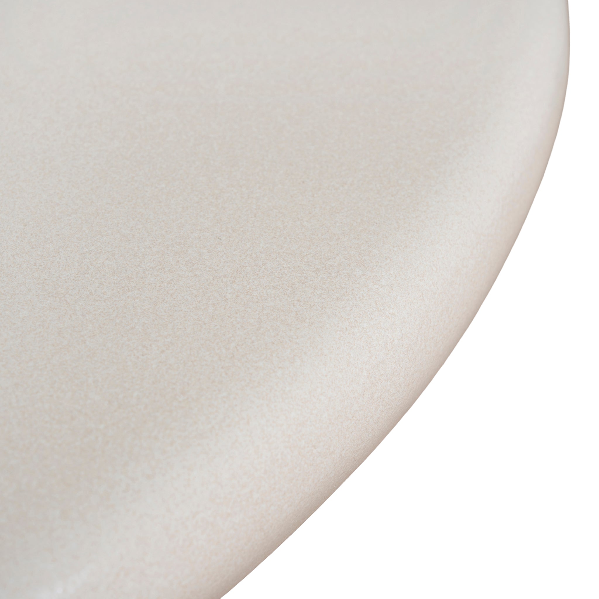 80cm Round Coffee Table - Ivory Beige