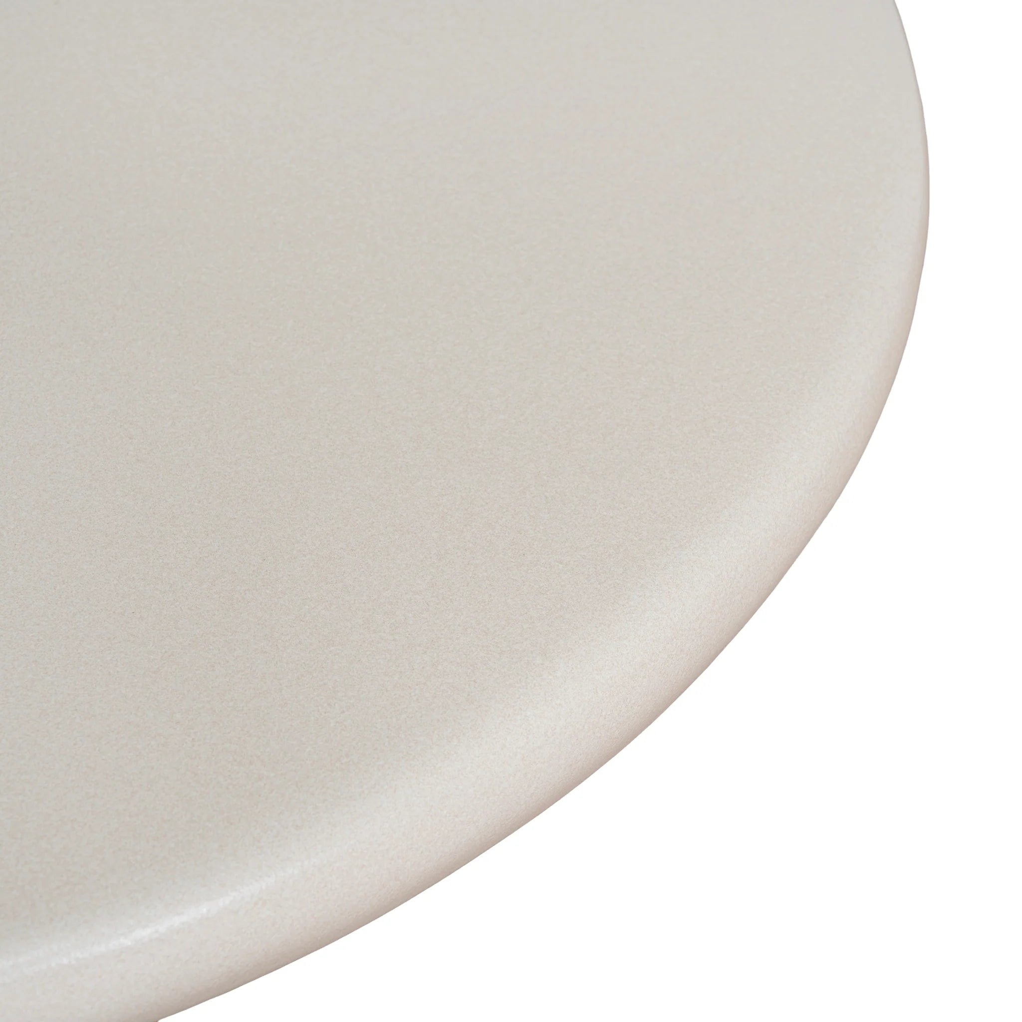 Ritama 80cm Round Coffee Table - Ivory Beige
