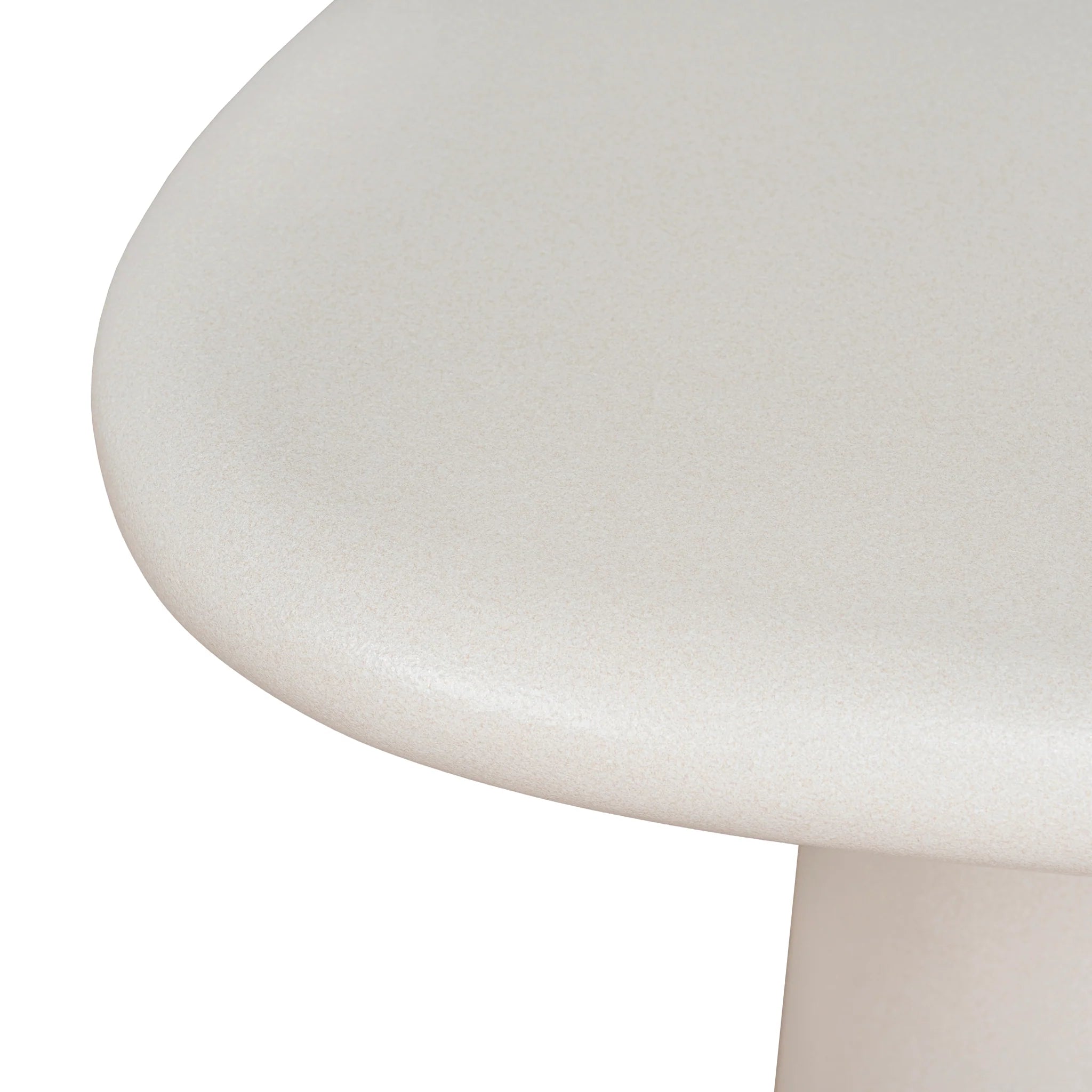 Benosa 60cm Side Table - Ivory Beige