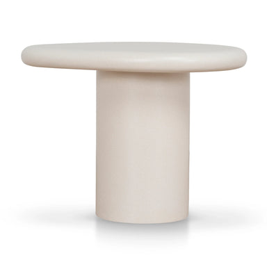 Showcasing Benosa 60cm Side Table - Ivory Beige CF12105-NY Side Table by Calibre Furniturs