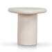 Showcasing Benosa 60cm Side Table - Ivory Beige CF12105-NY Side Table by Calibre Furniturs