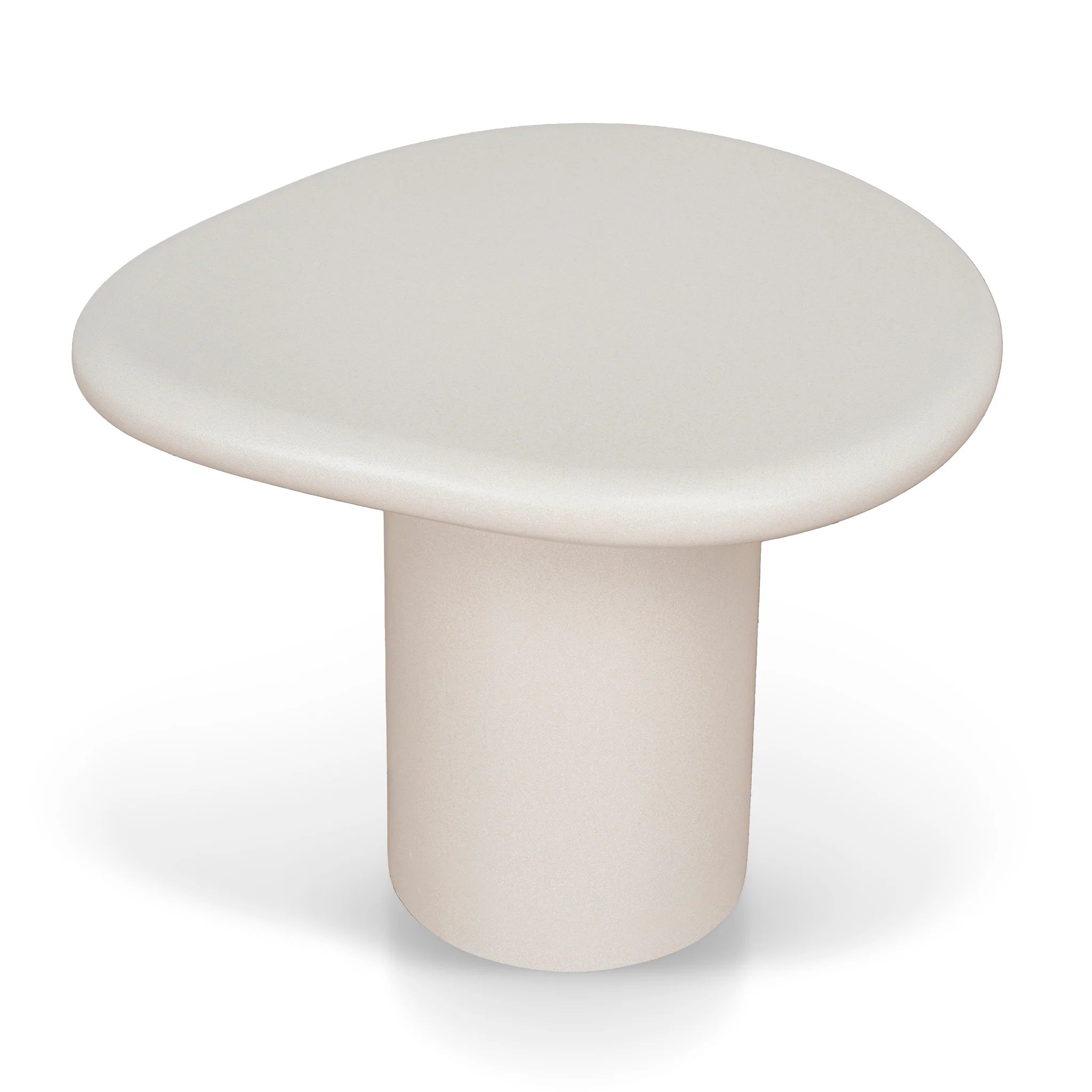 Benosa 60cm Side Table - Ivory Beige