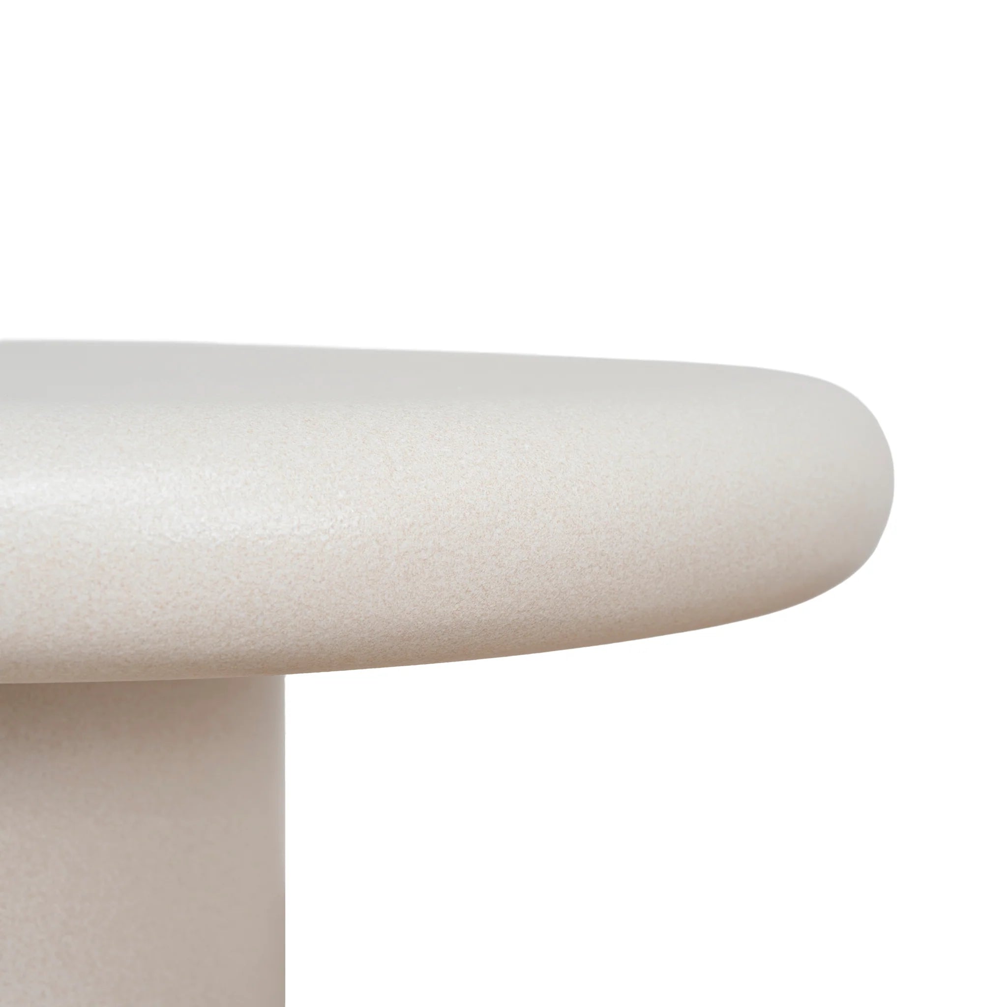 Benosa 60cm Side Table - Ivory Beige