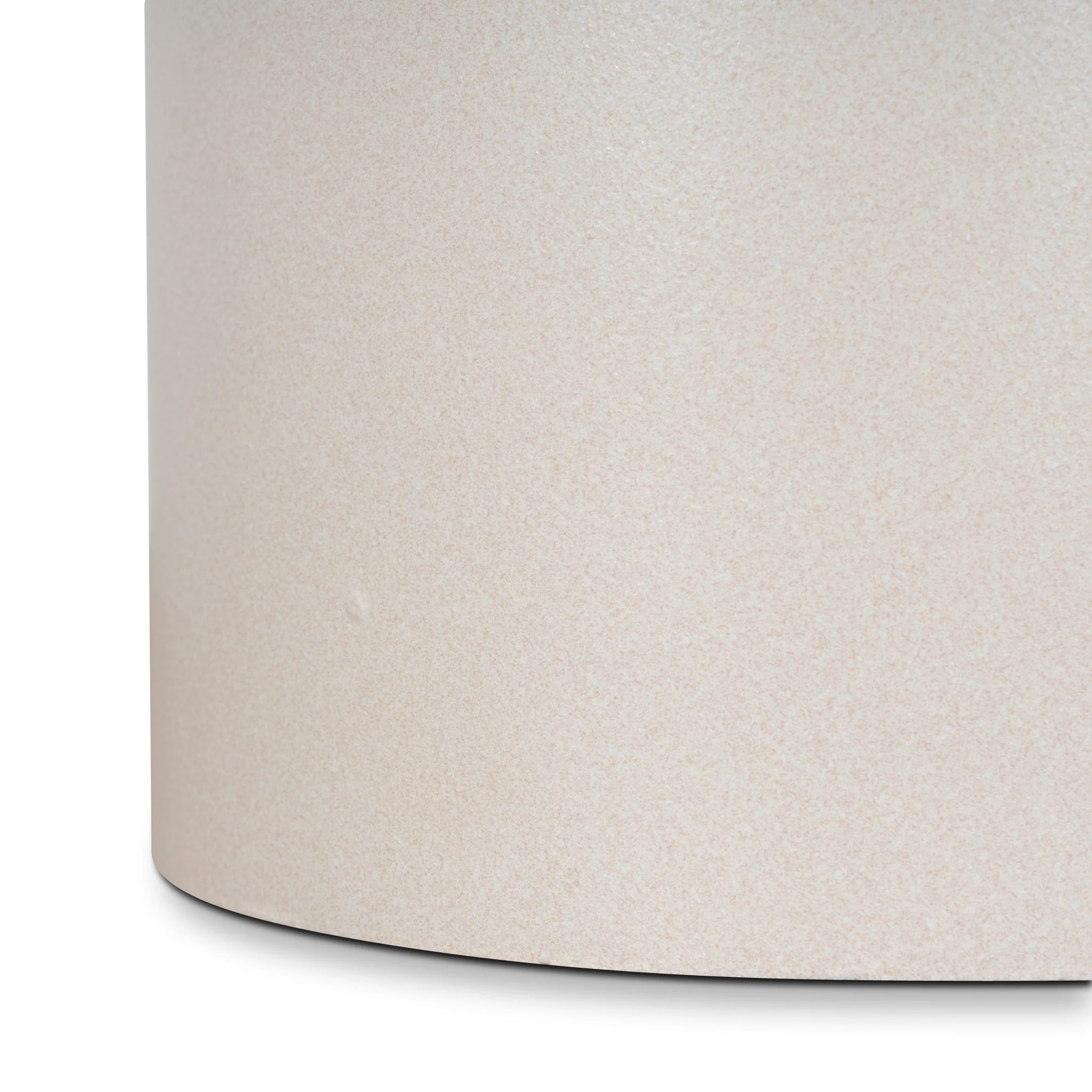 Benosa 60cm Side Table - Ivory Beige