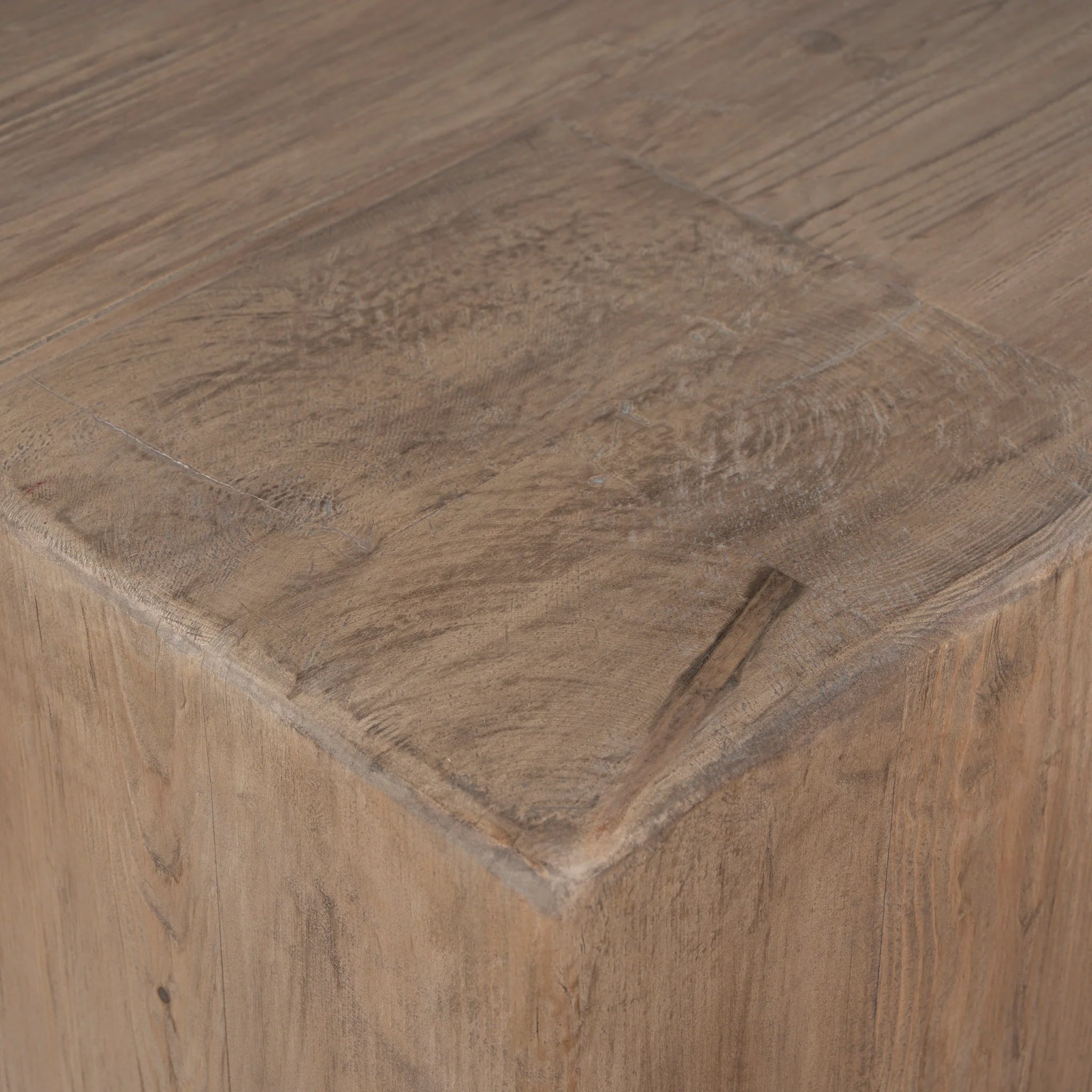 Lebevana 1.1m Elm Square Coffee Table - Natural