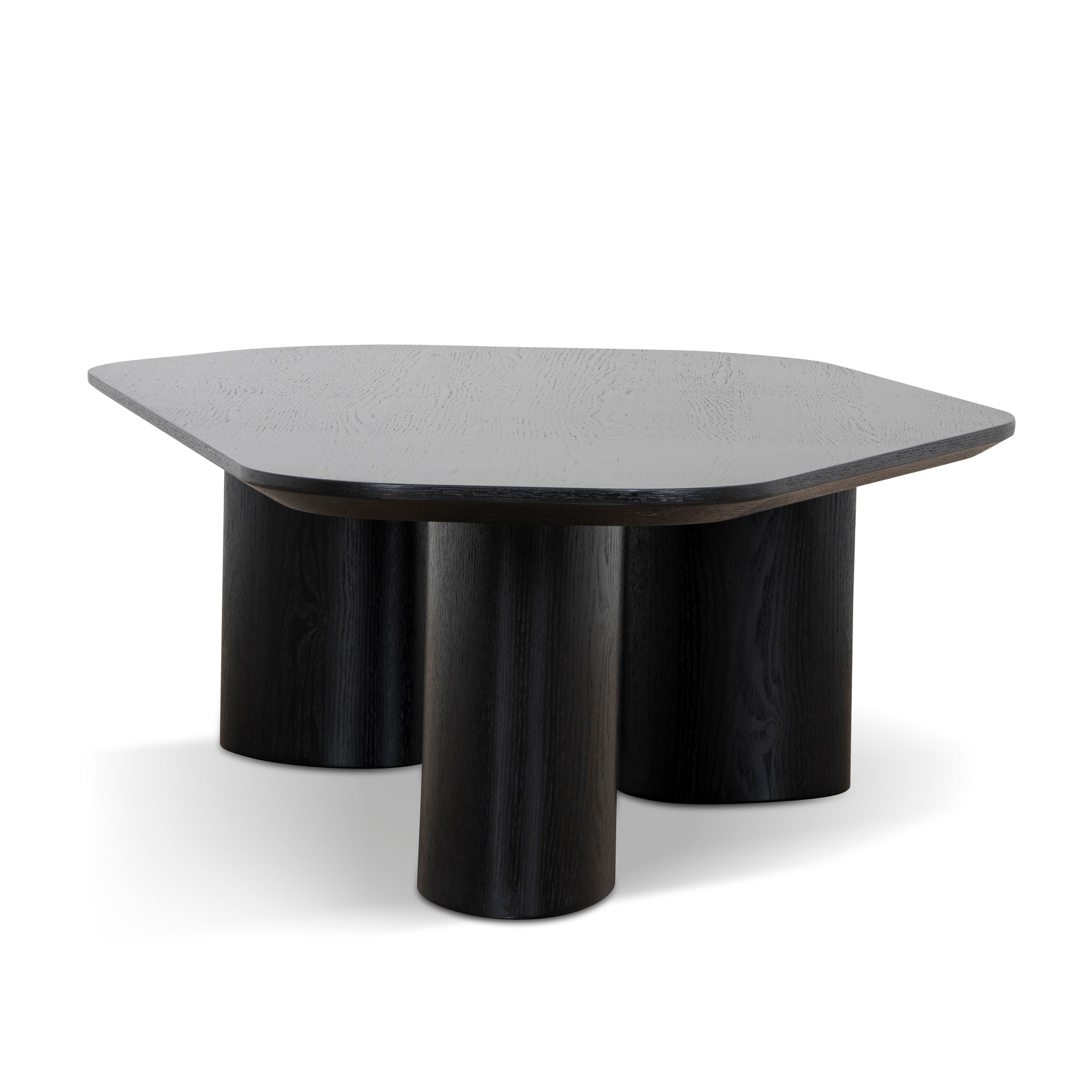 CCF12126-CI 1.09m Freeform Coffee Table - Full Black