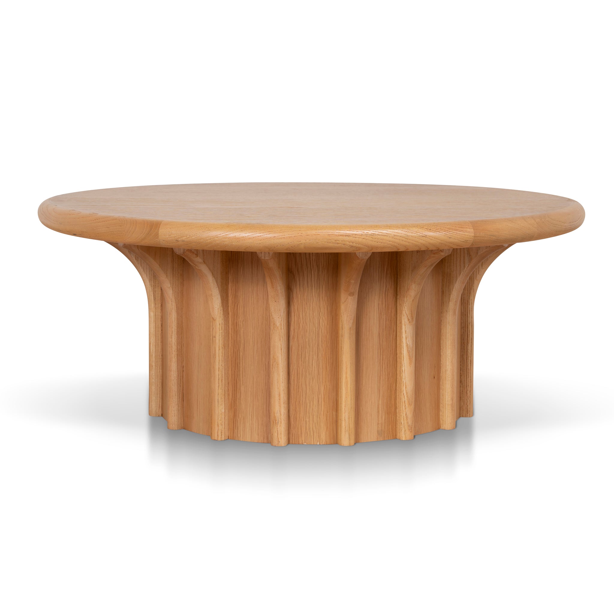 90cm Round Coffee Table - Natural