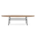 Showcasing Lomora 117.5cm Coffee Table - Natural Ash Veneer - Black Legs CF12394-SD Coffee Table by Calibre Furniturs