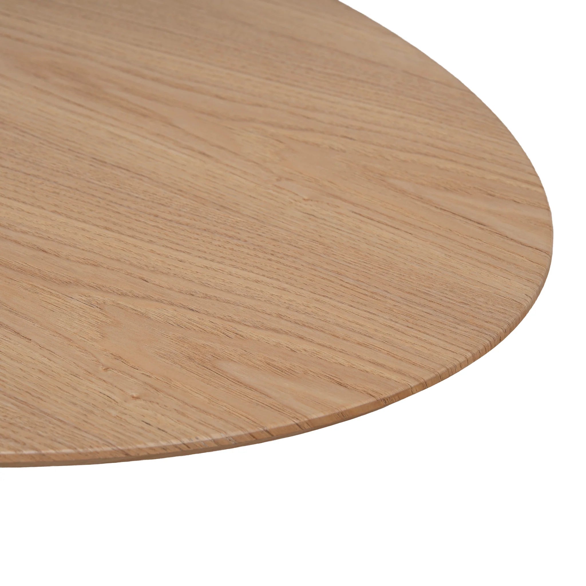 Lomora 117.5cm Coffee Table - Natural Ash Veneer - Black Legs