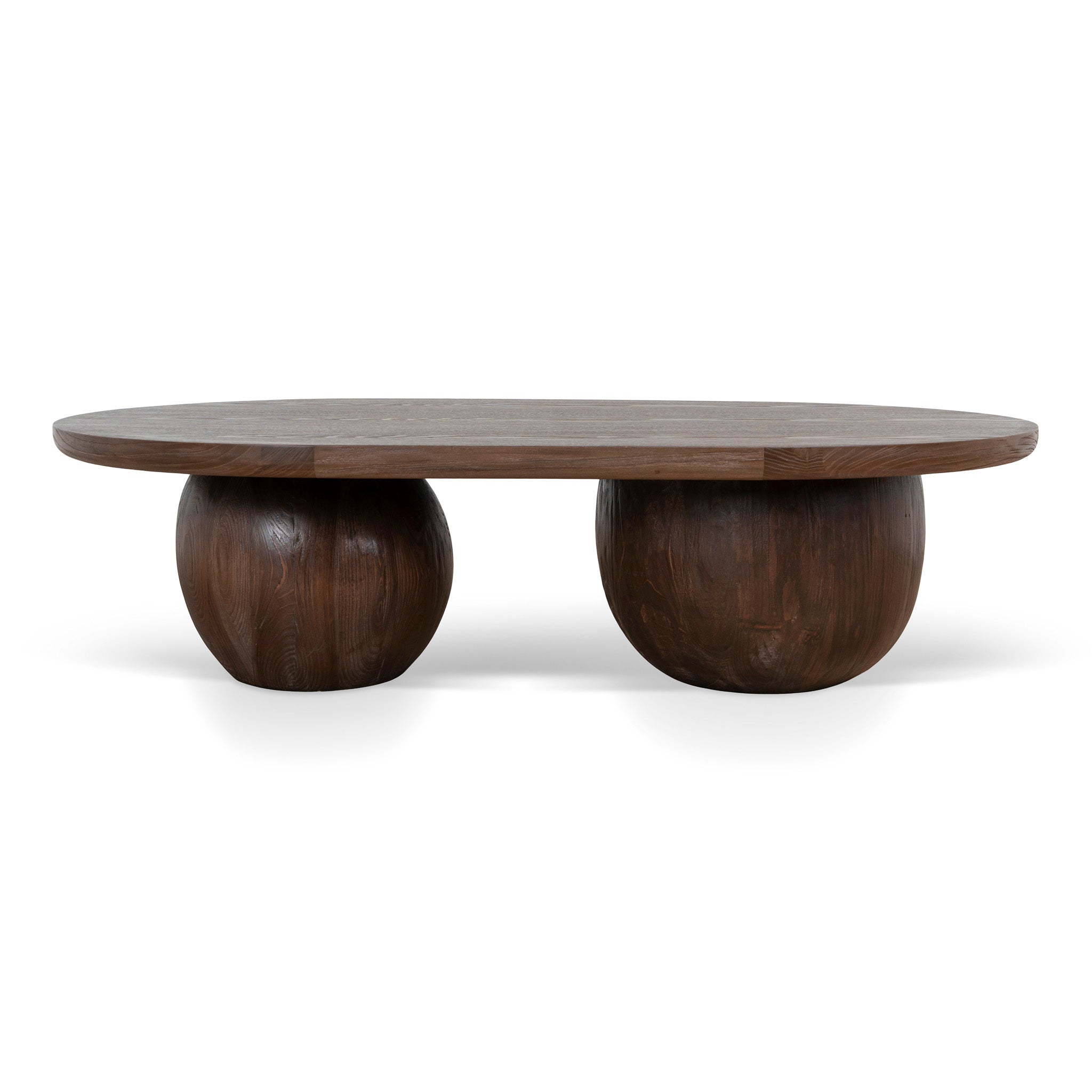 1.3m Elm Coffee Table - Walnut