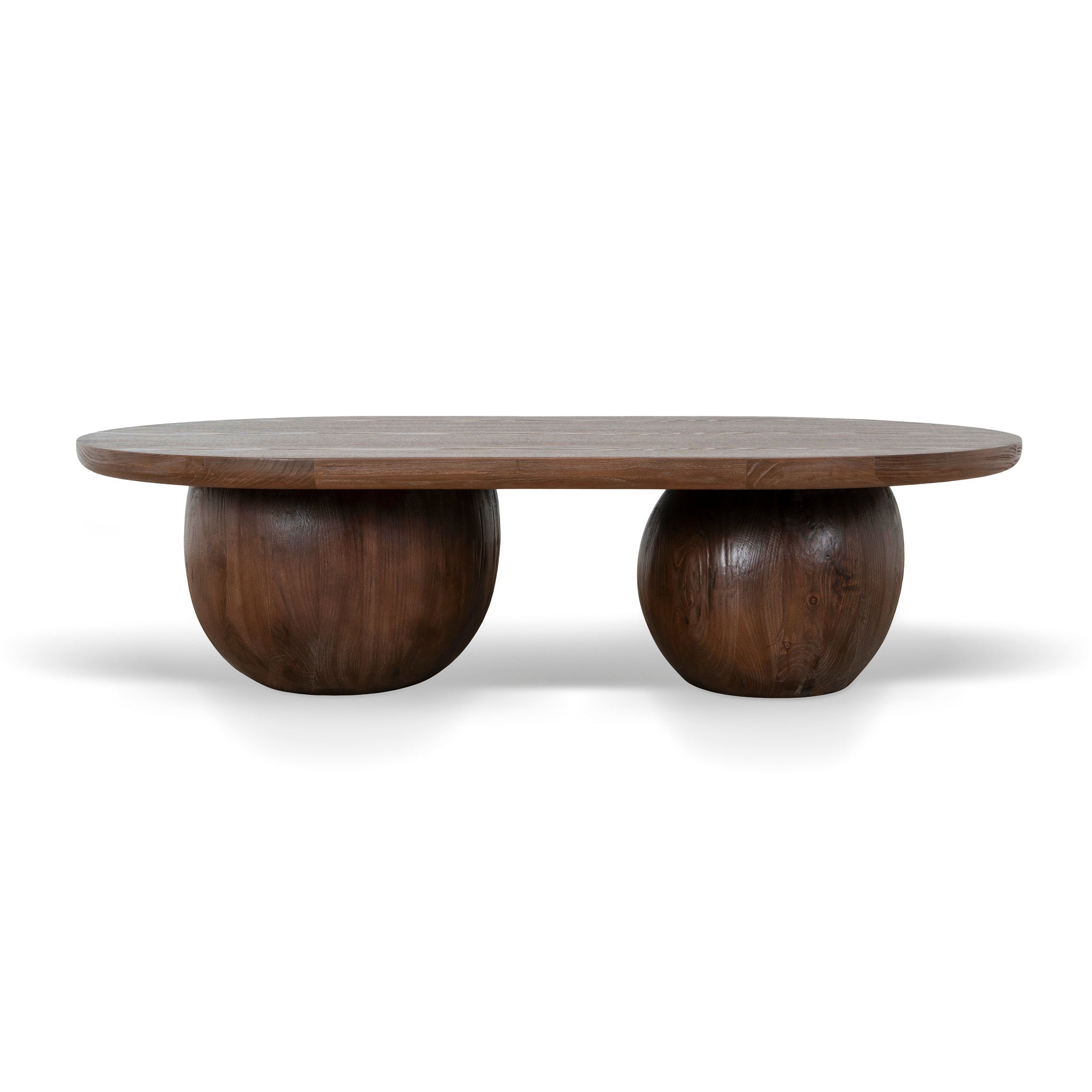 1.3m Elm Coffee Table - Walnut