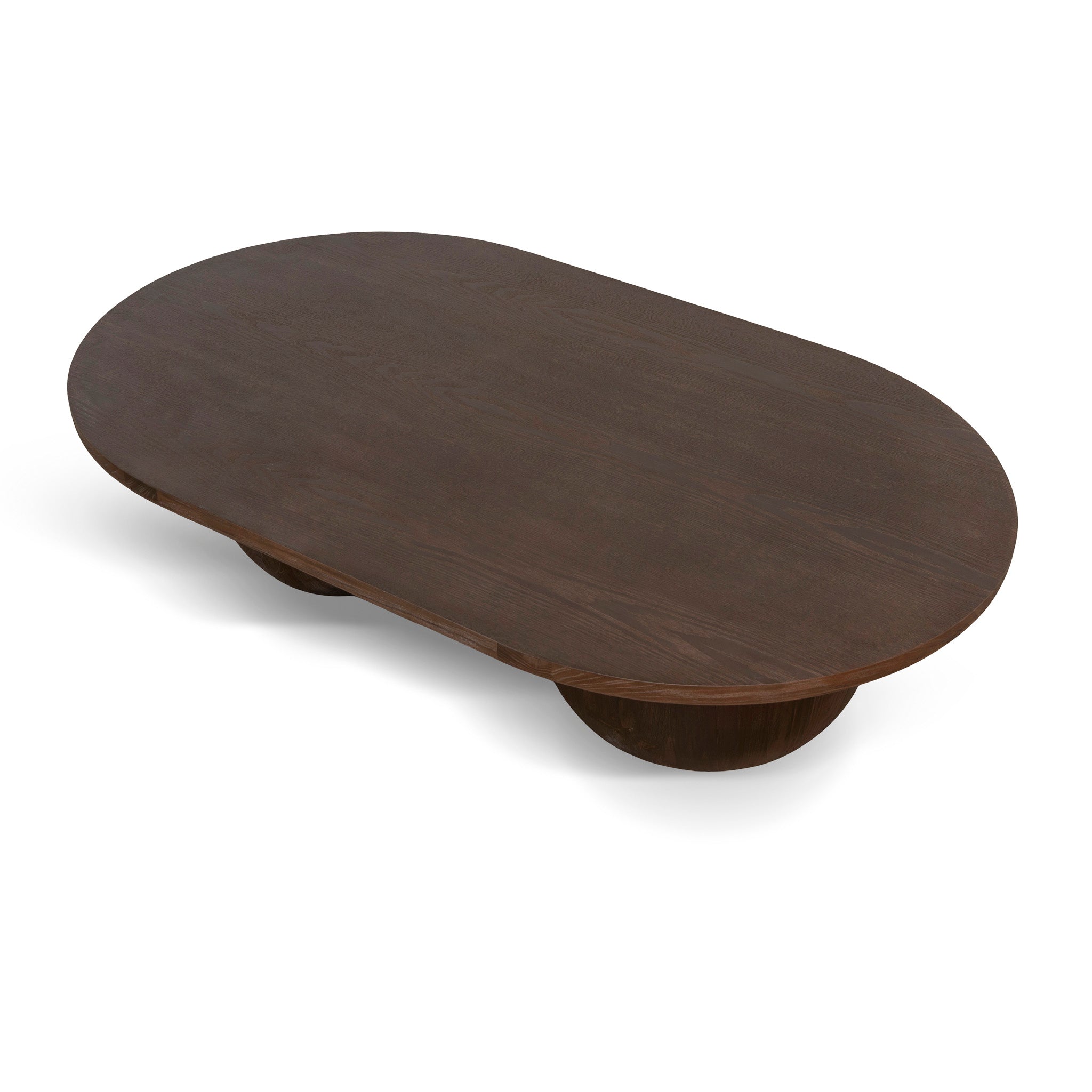 1.3m Elm Coffee Table - Walnut - image 5