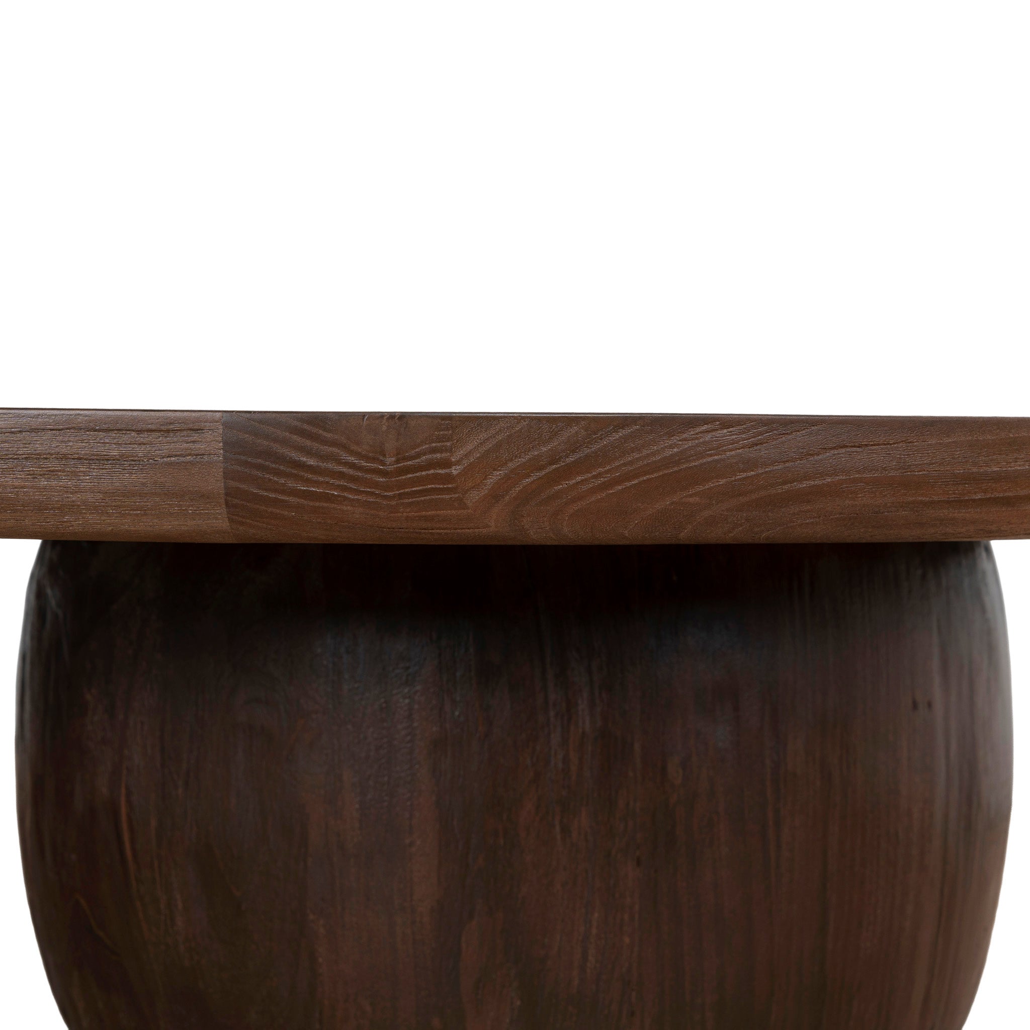 1.3m Elm Coffee Table - Walnut - image 6