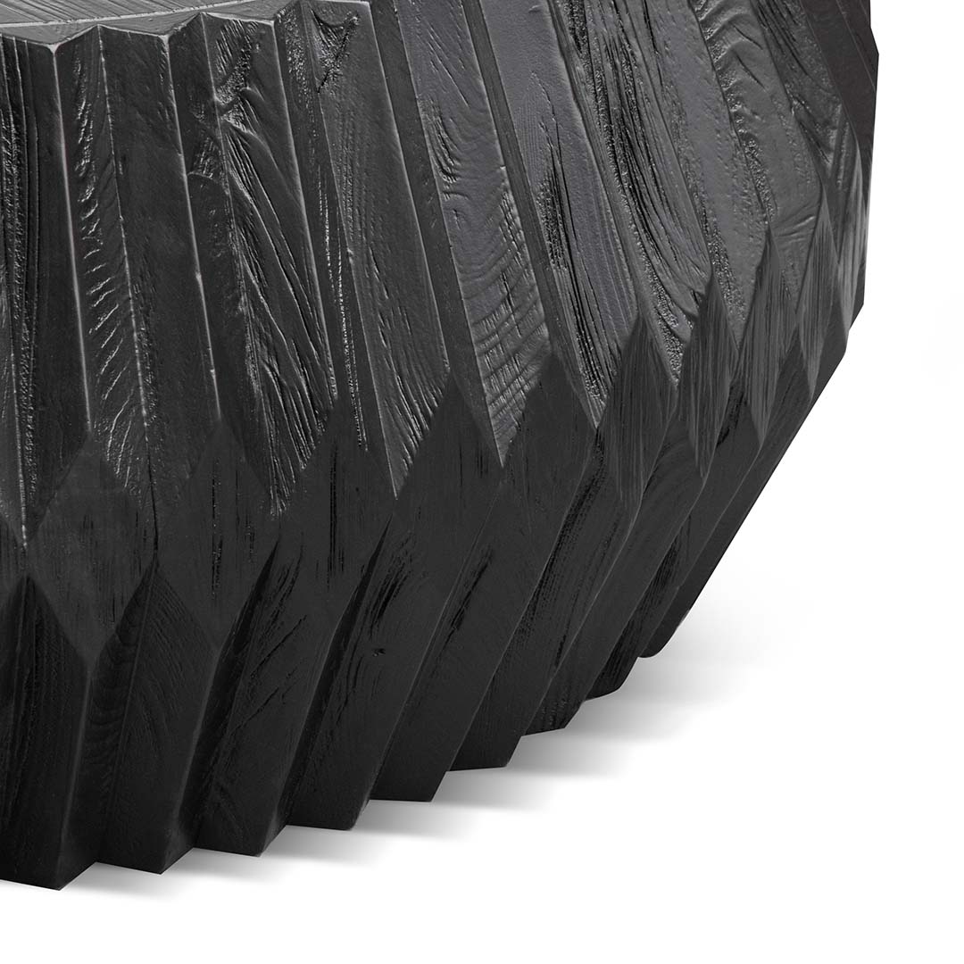 Wooden Coffee Table - Brushed Black - image 5