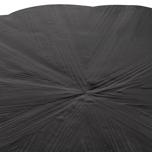 CCF6477-NI 100cm Round Coffee Table - Full Black