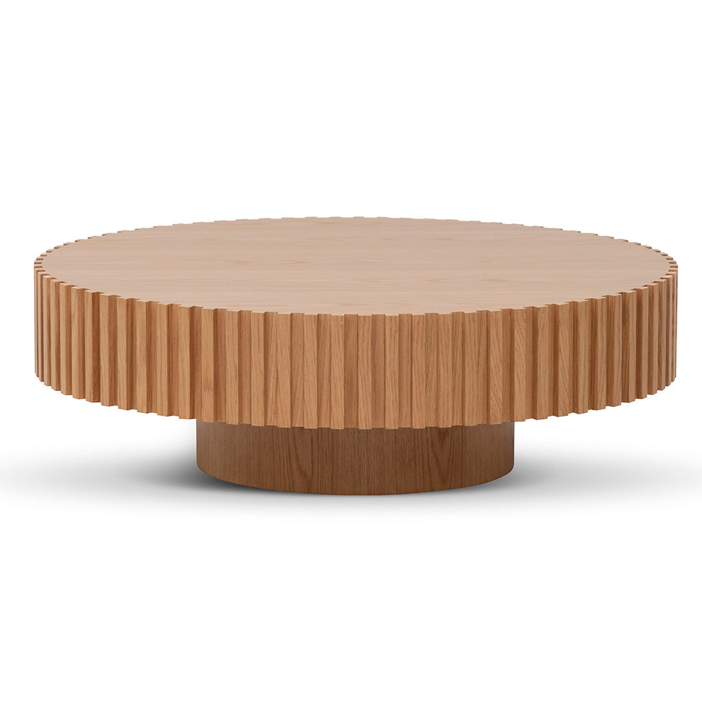 CCF6860-CN Oak Round Coffee Table - Natural
