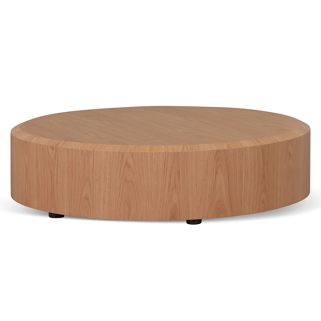 1.2m Round Plinth - Natural Oak