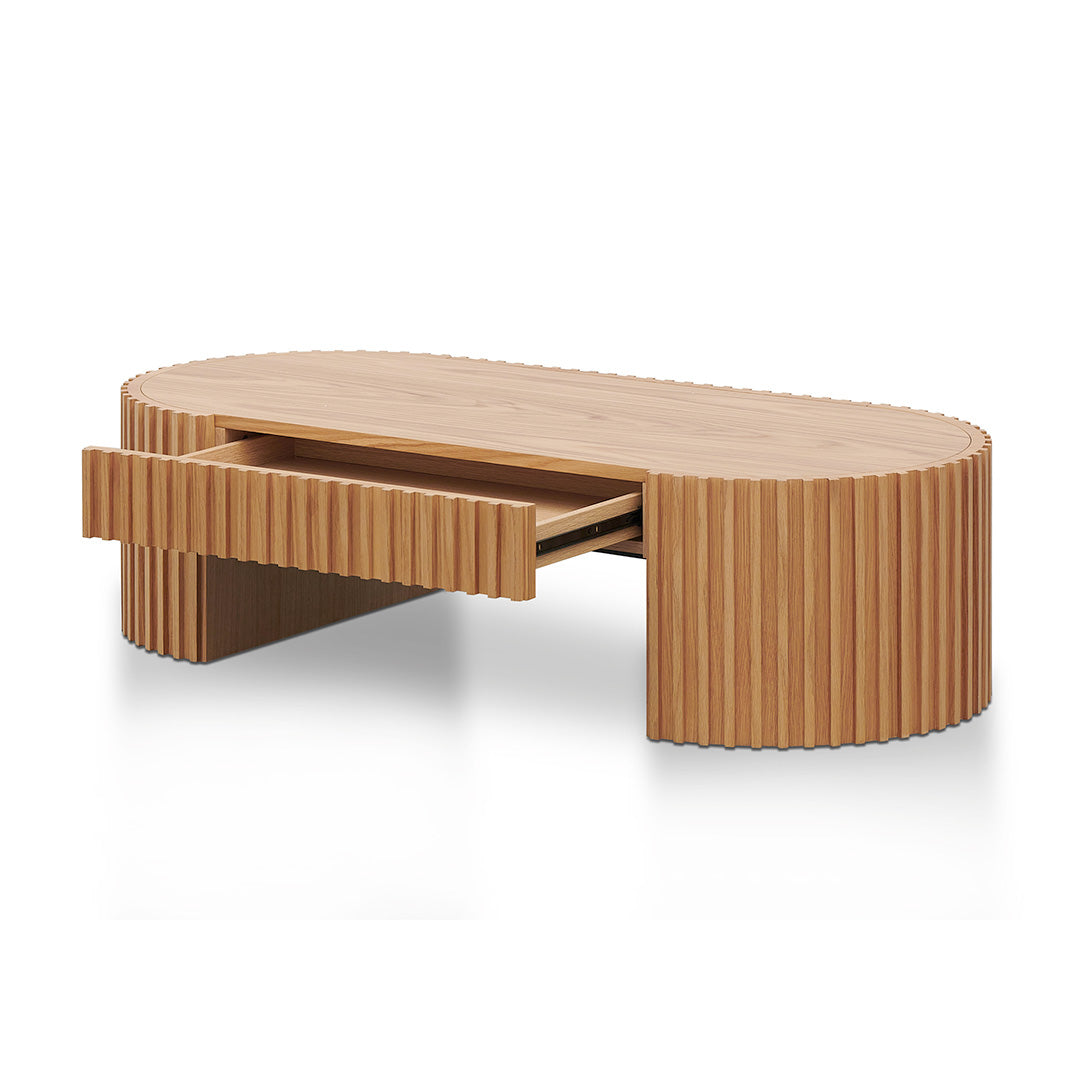 1.3m Coffee Table - Natural Oak - Maggie