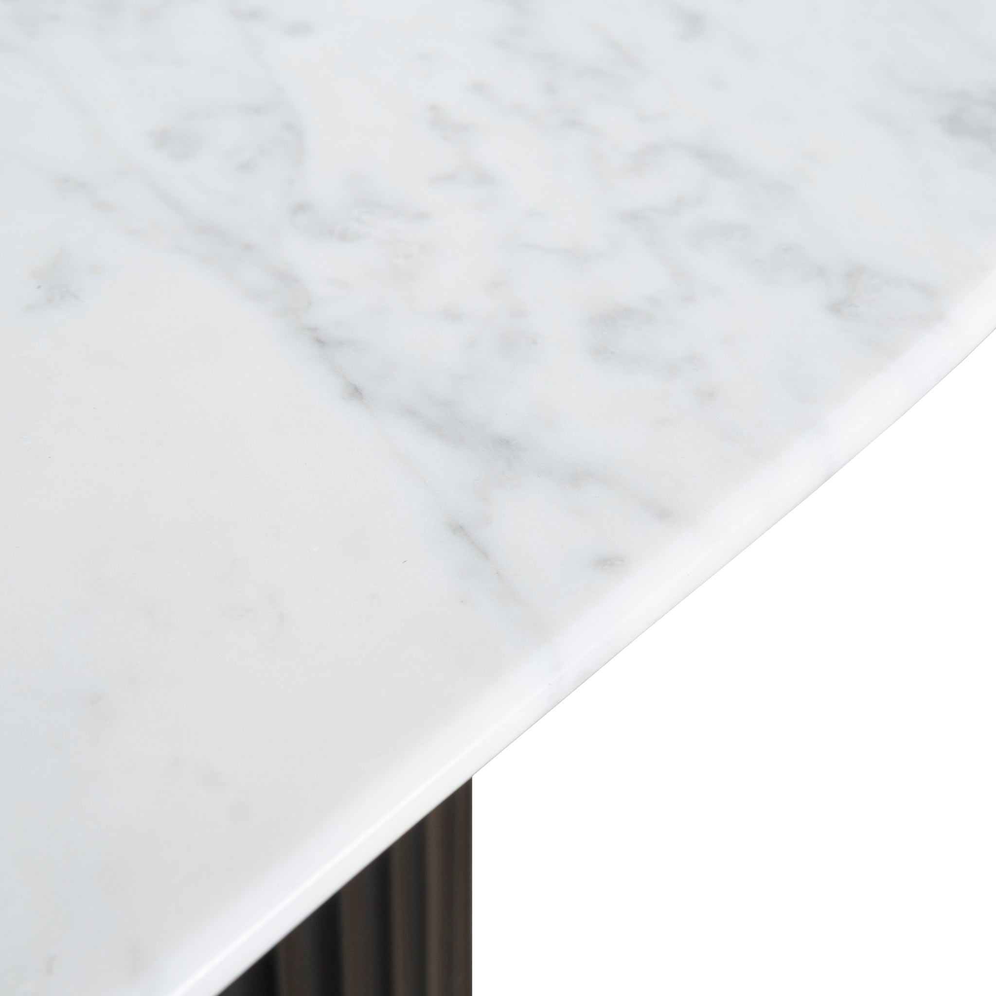 1.3m Marble Coffee Table - Black