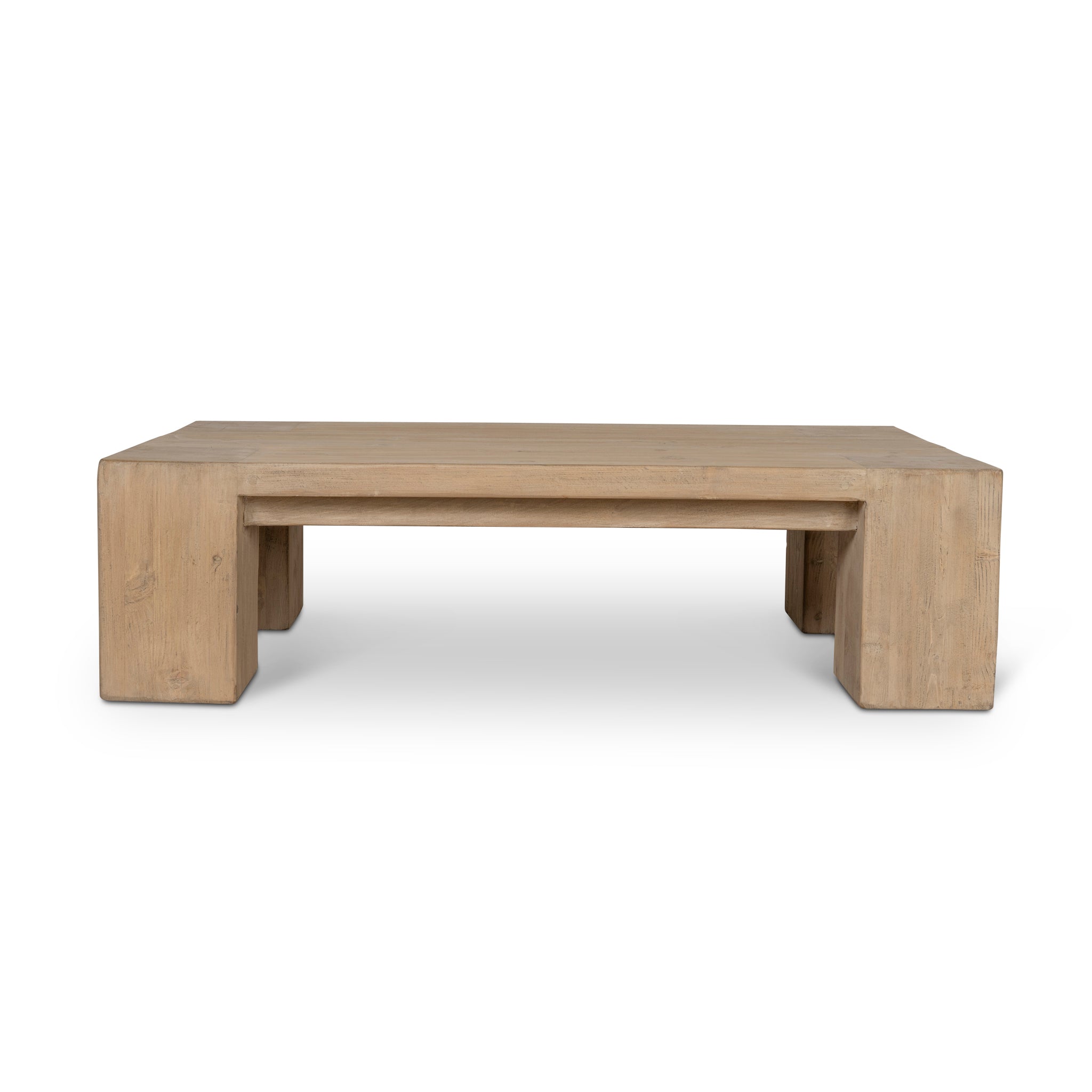 1.3m Elm Coffee Table - Natural - Mirka
