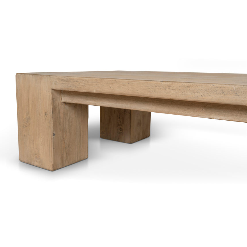 1.3m Elm Coffee Table - Natural
