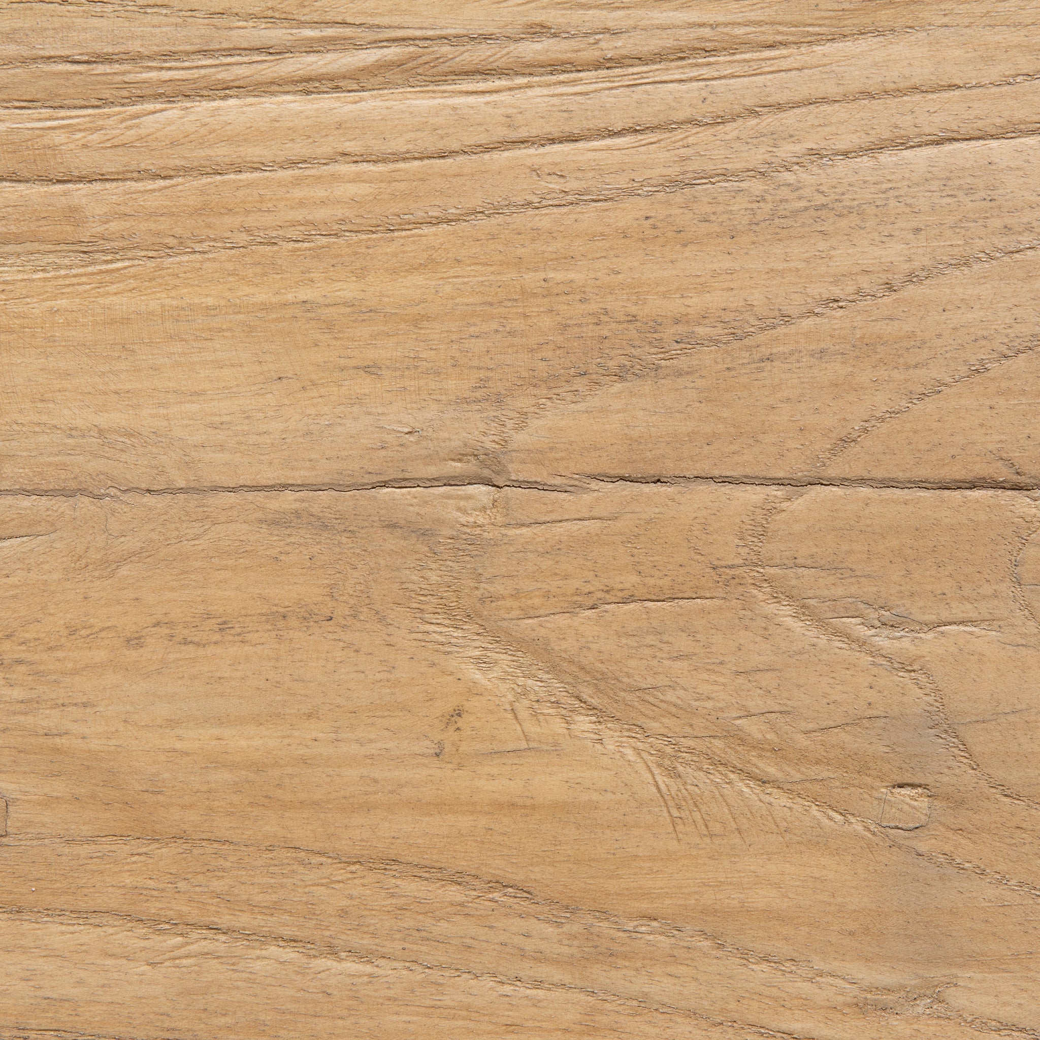 100cm Elm Round Coffee Table - Natural