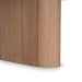 Travertine Marble 100cm Round Coffee Table - Light Natural Elm - image 8