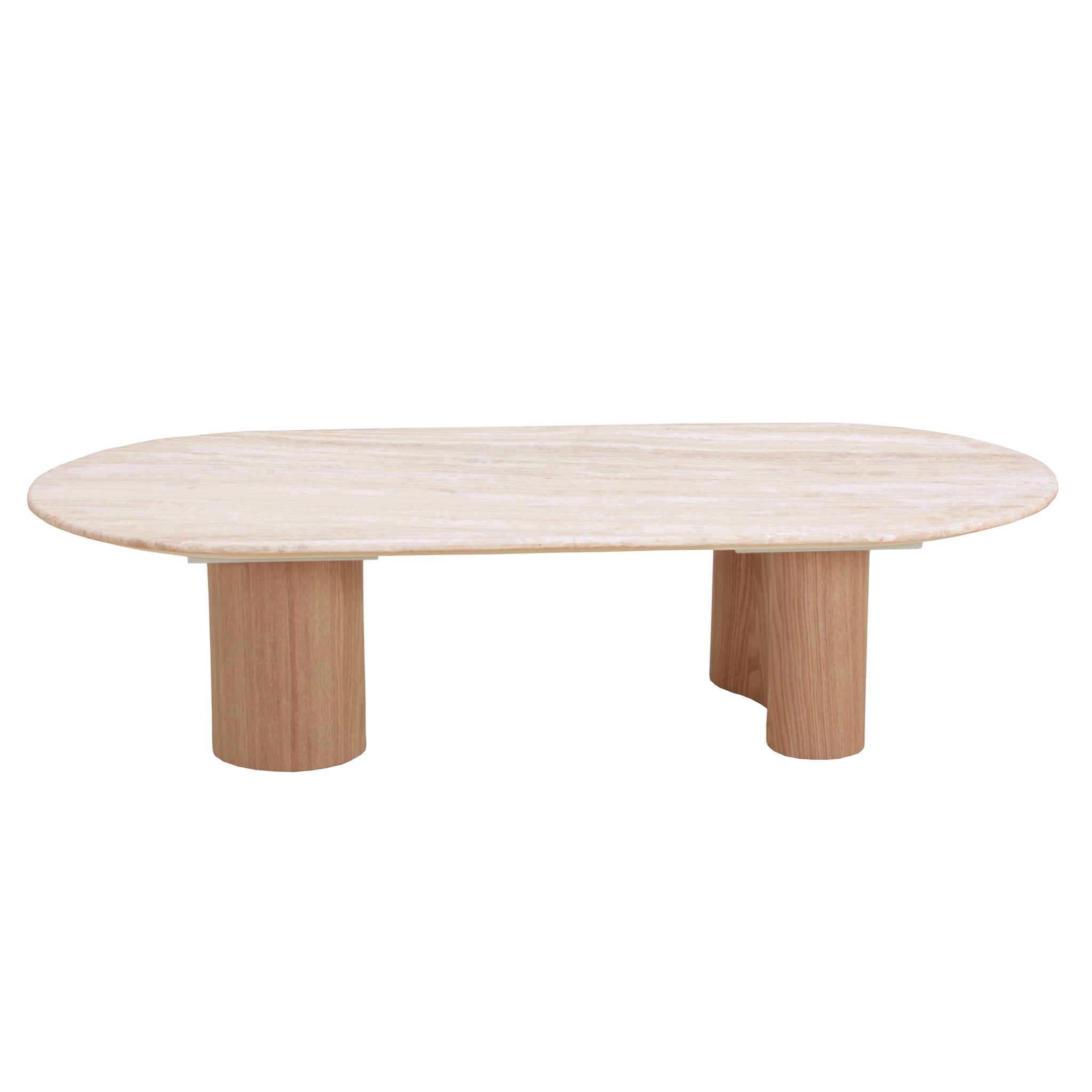 CCF8933-DW 1.5m Travertine Top Coffee Table - Natural