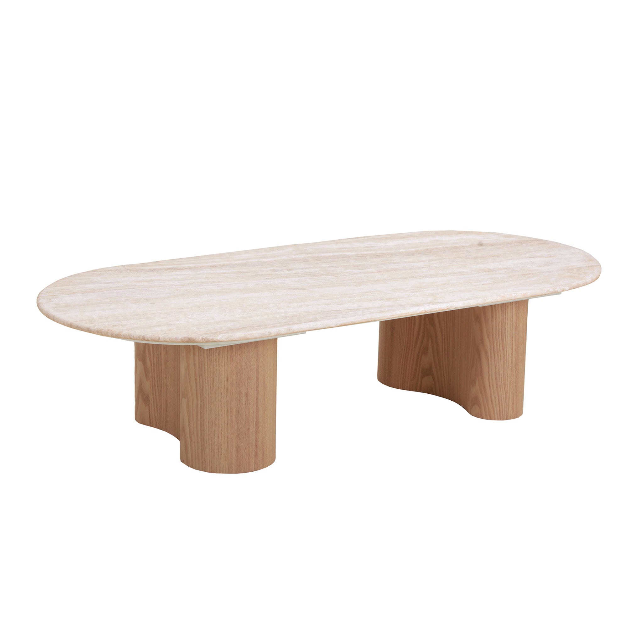 CCF8933-DW 1.5m Travertine Top Coffee Table - Natural