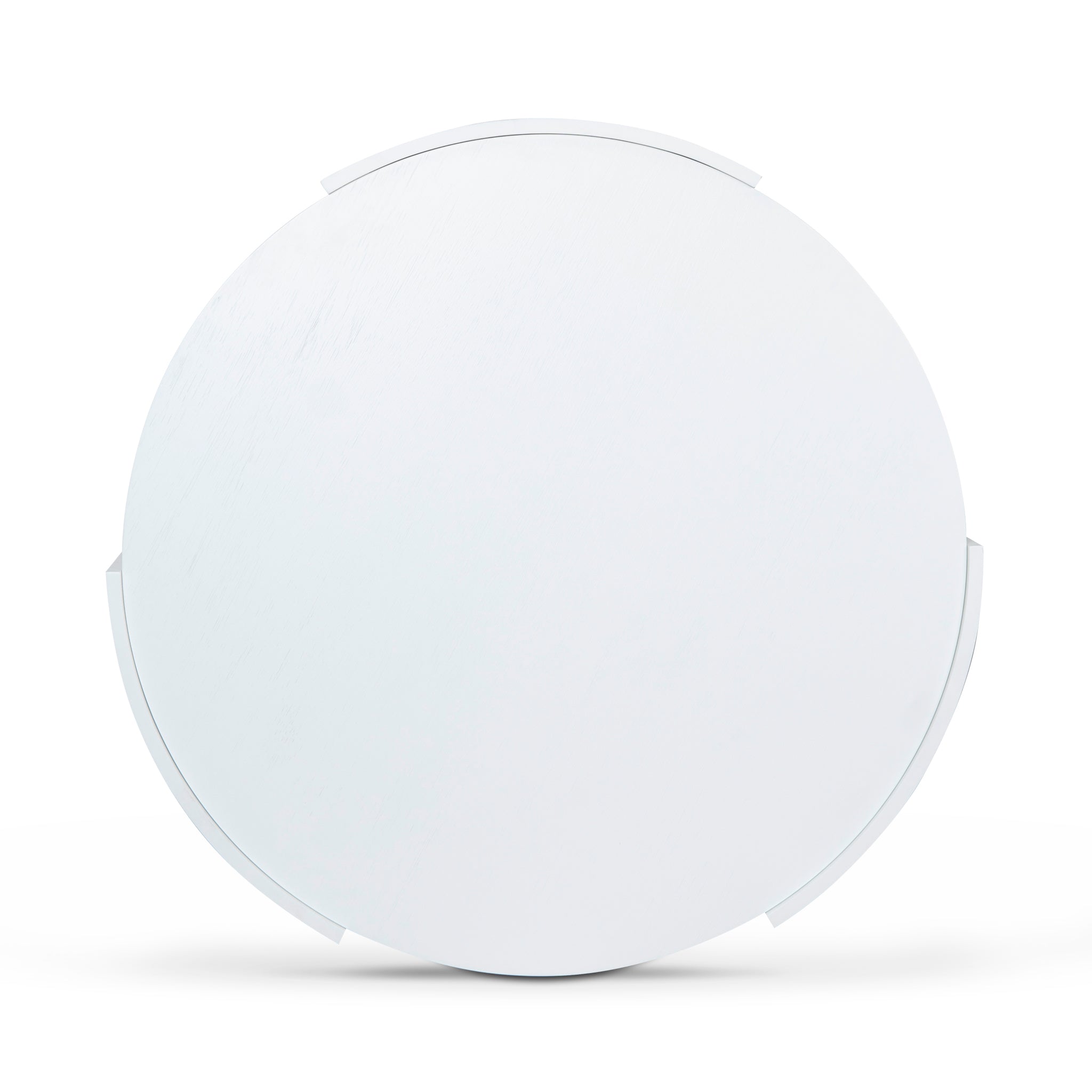 100cm Wooden Round Coffee Table - White