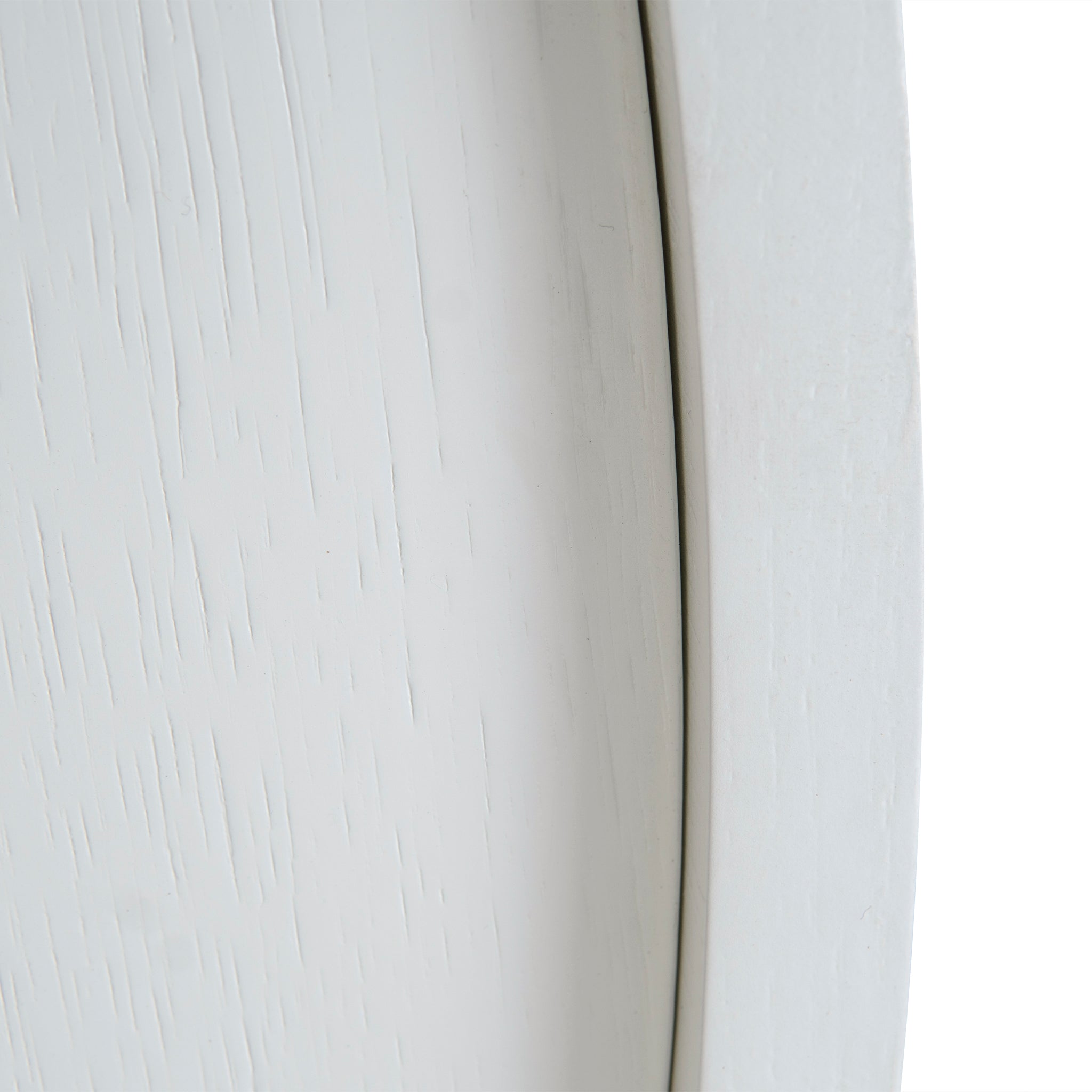 CCF8975-CN 100cm Wooden Round Coffee Table - White